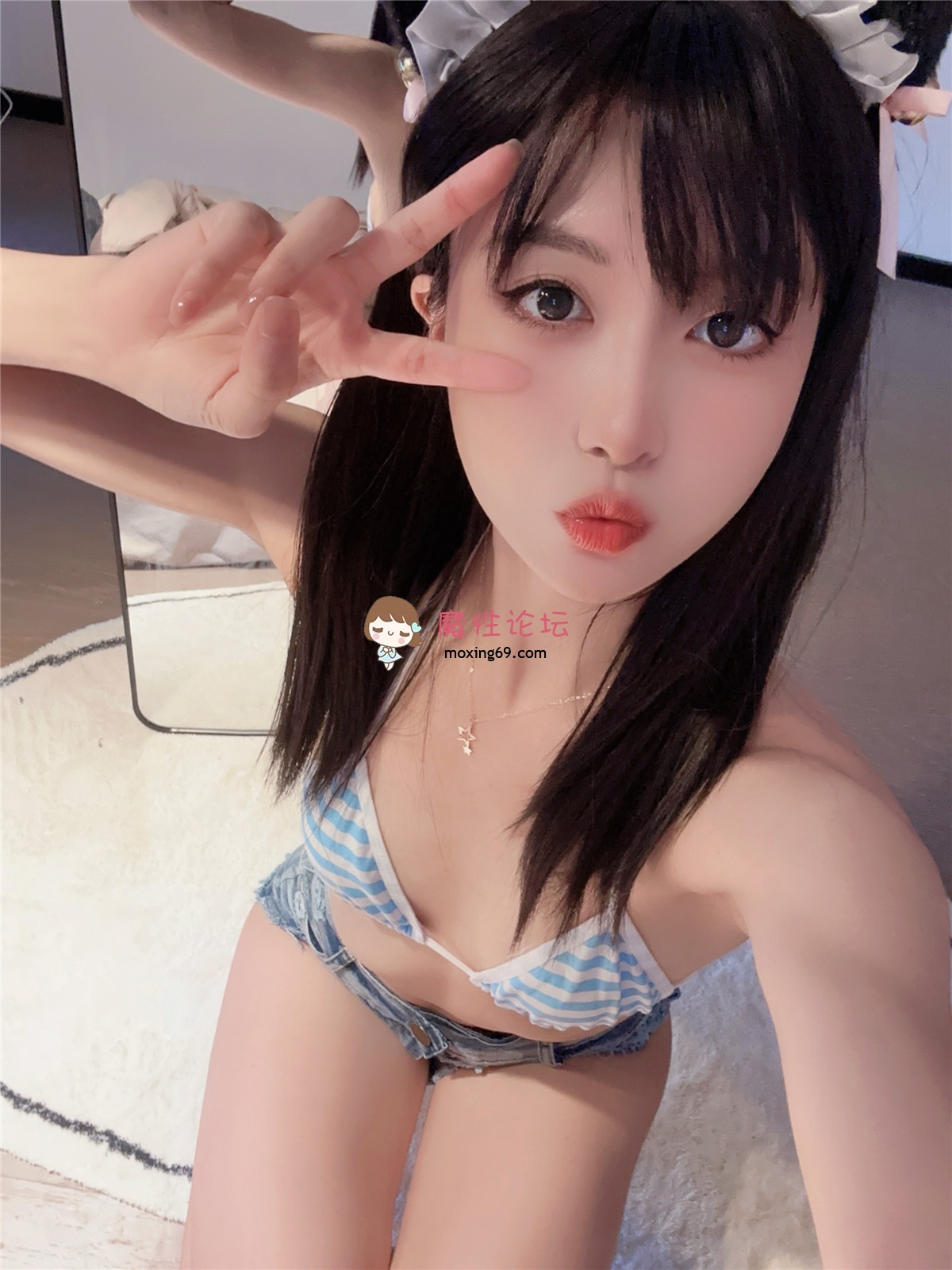 布丁大法 - 蓝白条纹喵 [26P9V-267MB][百度网盘]-魔性福利